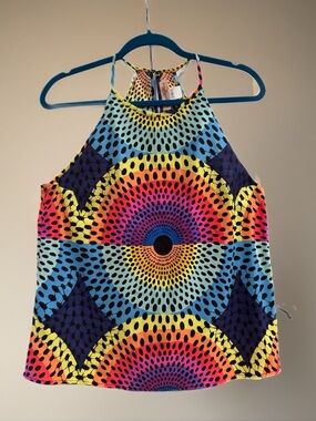 Mara Hoffman Multicolor Radiant Halter Tank Top